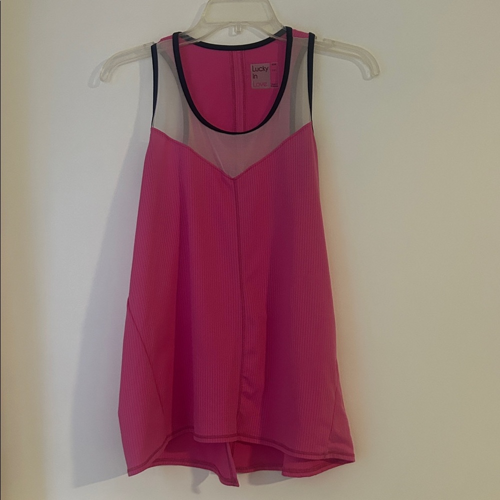 Lucky in Love tennis Tank
